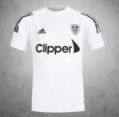 Leeds United White Training Shirt 2020/21